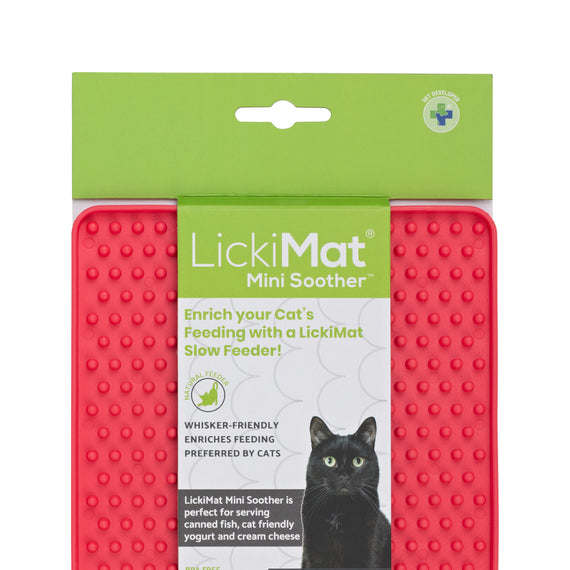LickiMat Mini Soother Cat - Pink