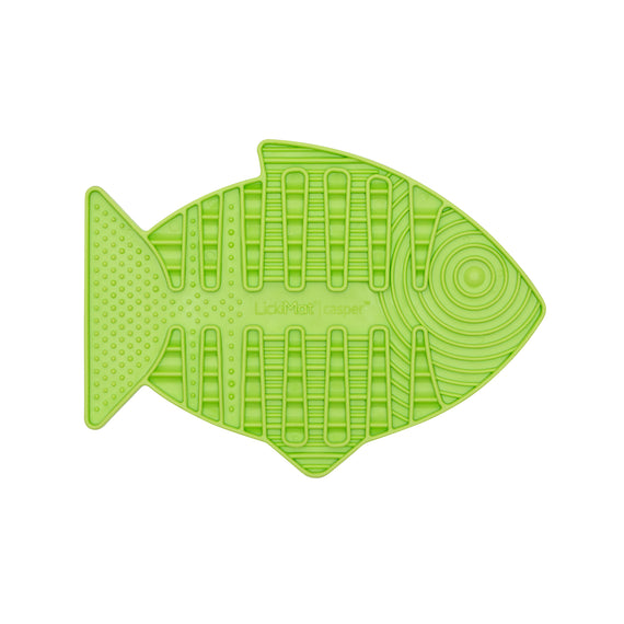 Lickimat Casper green for cats slow feeder boredom buster - Green
