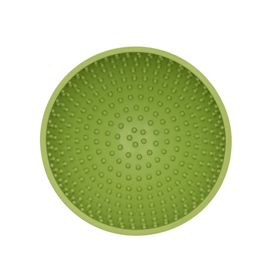 LickiMat Wobble Fun Slow Feeder Boredom Buster Anxiety Reliever Dogs. Dishwasher safe. Light Green.